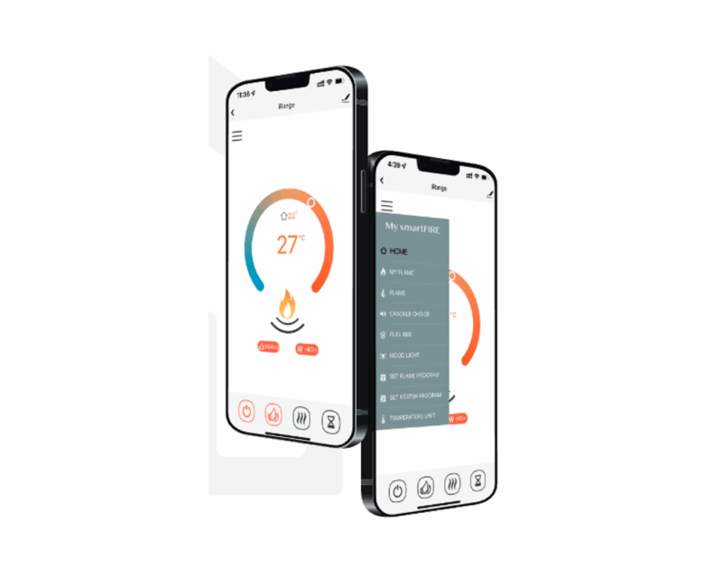 Chimenea eléctrica I750E DEEP smart App - Imagen 4